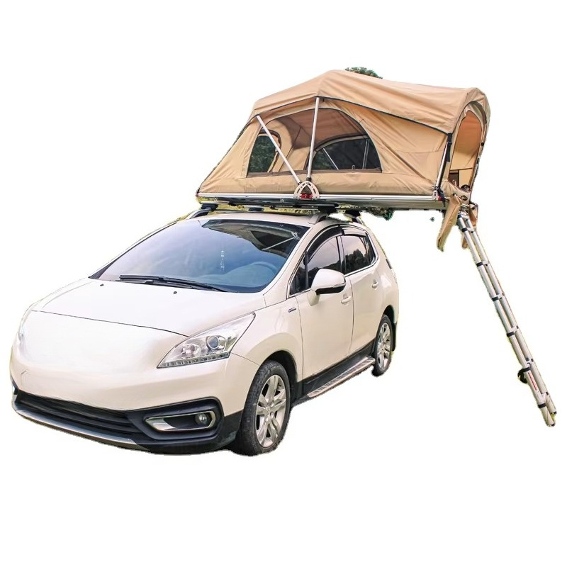 Outdoor Adventure Vehicles - 全天候型ハードトップルーフトップテント アルミ底板 2-3人用 インスタントオープン オフロード車用キャンプテント アウトドアアドベンチャー向け
