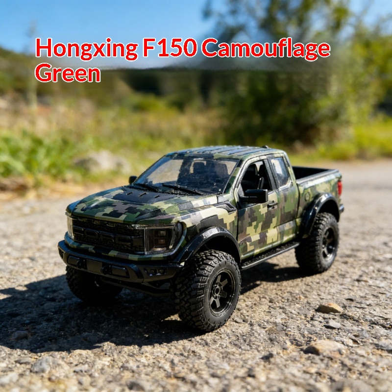 Outdoor Adventure Hobbies - ホンシンF150 RCクローラー 新迷彩グリーン塗装 オフロードクライミングトラック RCモデルカー アウトドアアドベンチャー