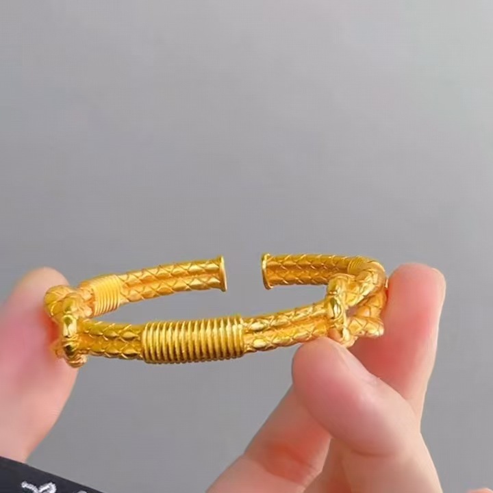 Outdoor Adventure At - レディース 24K ゴールド AU999 ヘラクレス ノット