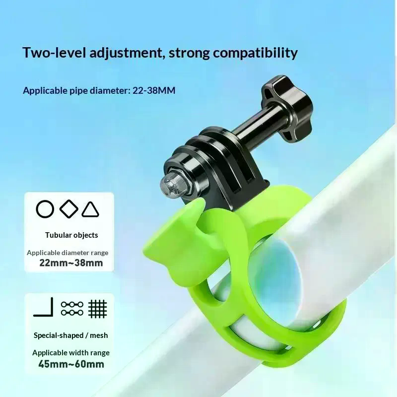 ソフトシリコンアクションカメラ固定ストラップ 1 個弾性安定 - Outdoor Adventure Video のレビューと価格