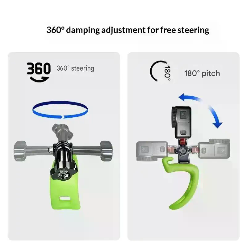 ソフトシリコンアクションカメラ固定ストラップ 1 個弾性安定 - Outdoor Adventure Video のレビューと価格