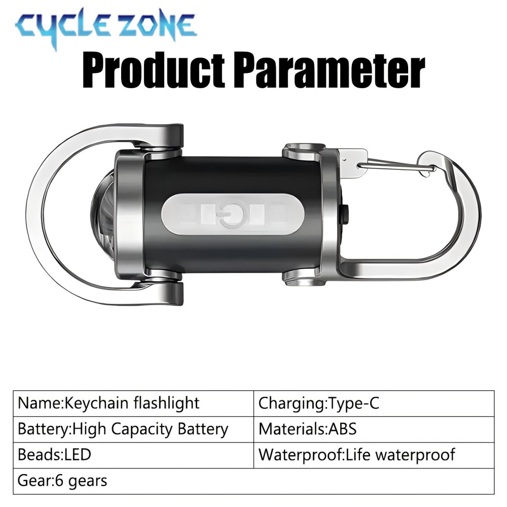 ミニ LED キーホルダーライト多機能ポータブルポケットワー - Outdoor Adventure Zone のレビューと価格