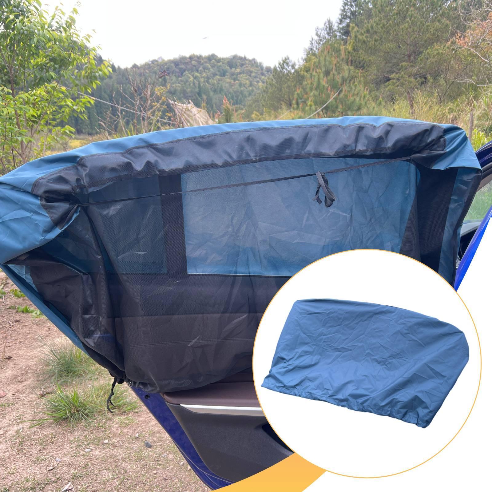簡単設置オックスフォード生地カーサイドウィンドウサンシェード - Outdoor Adventure Vehicles のレビューと価格