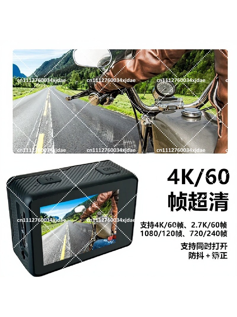 4Kアクションカメラ 60FPS スポーツカメラ デュアルス - Outdoor Adventure Video のレビューと価格