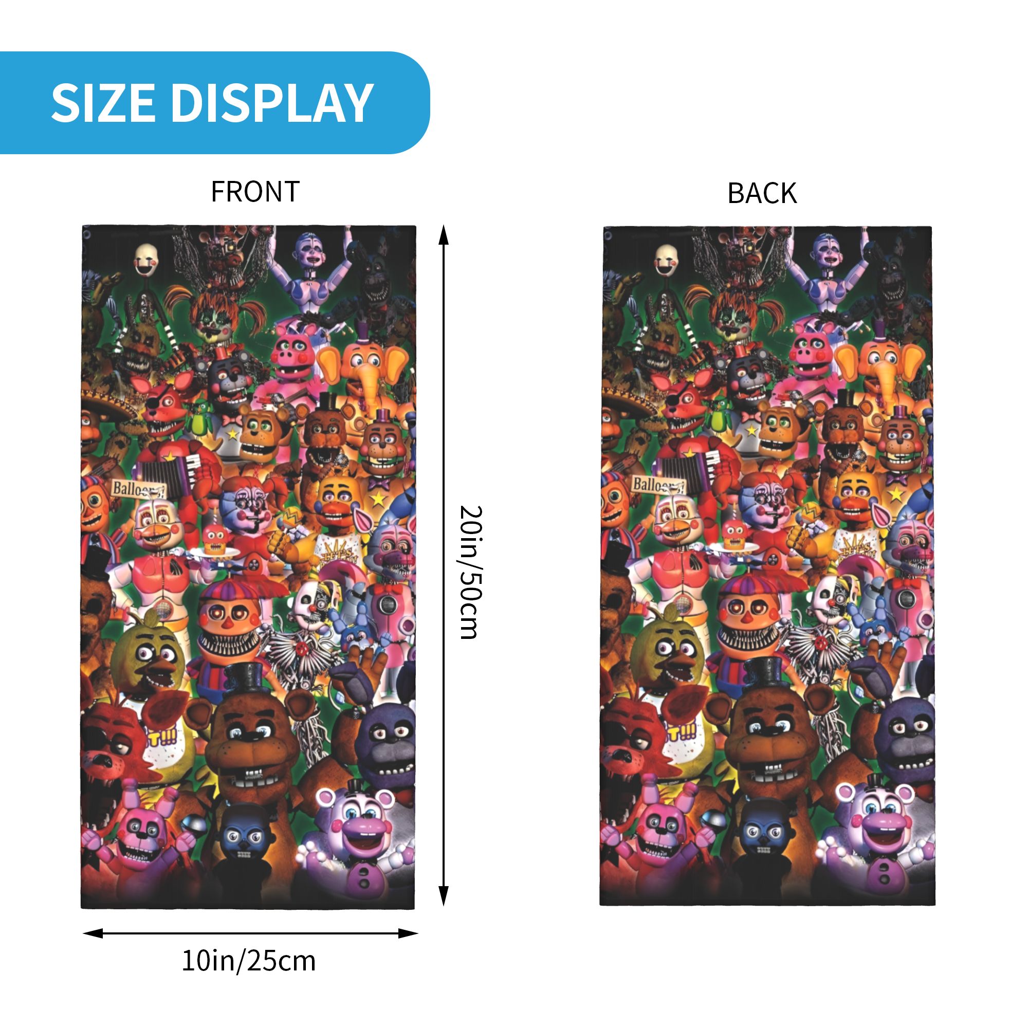 カスタム FNAF アットフレディーズ ネックゲイター 女性 - Outdoor Adventure At のレビューと価格