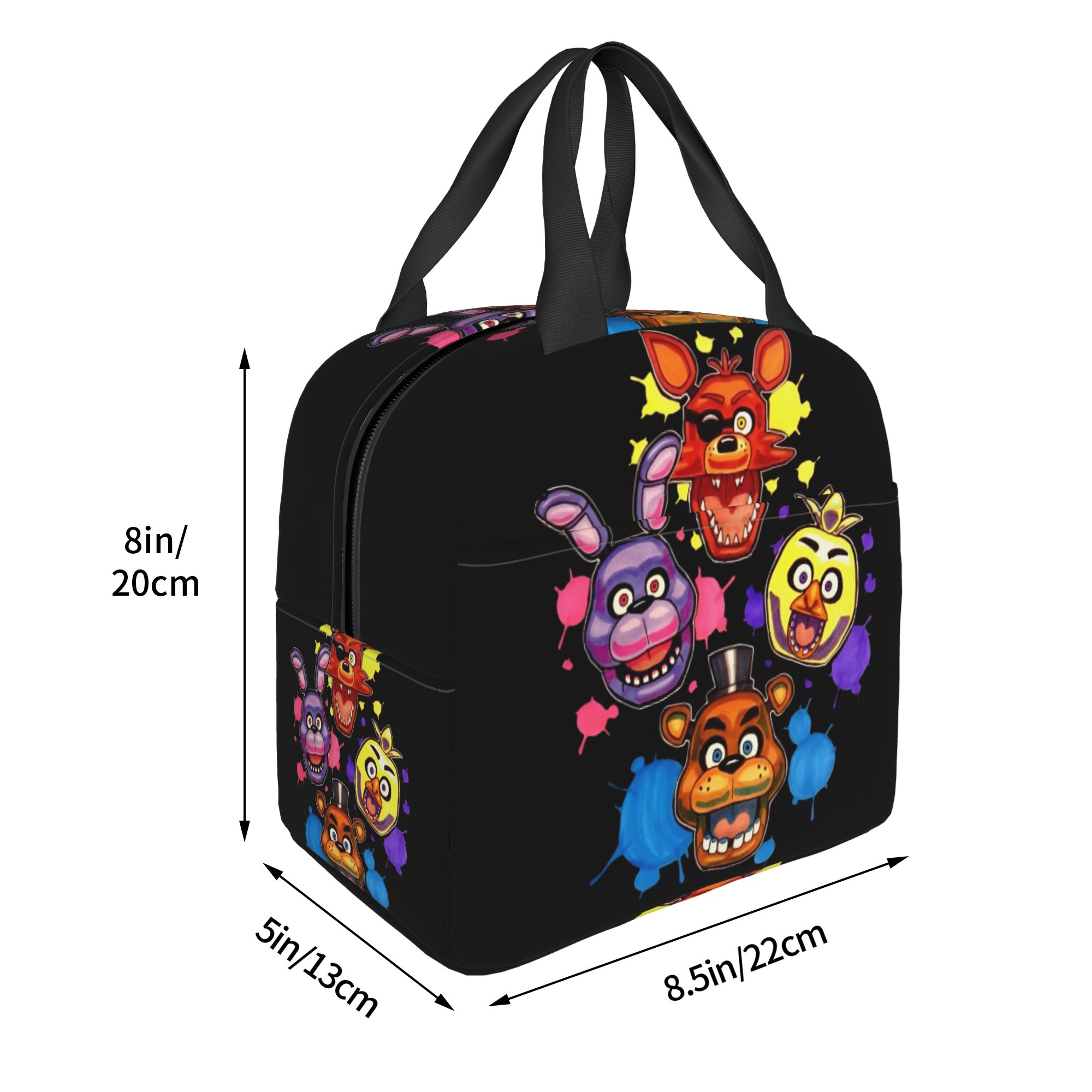 カスタム FNAF At Freddys 断熱ランチバッグ  - Outdoor Adventure At のレビューと価格