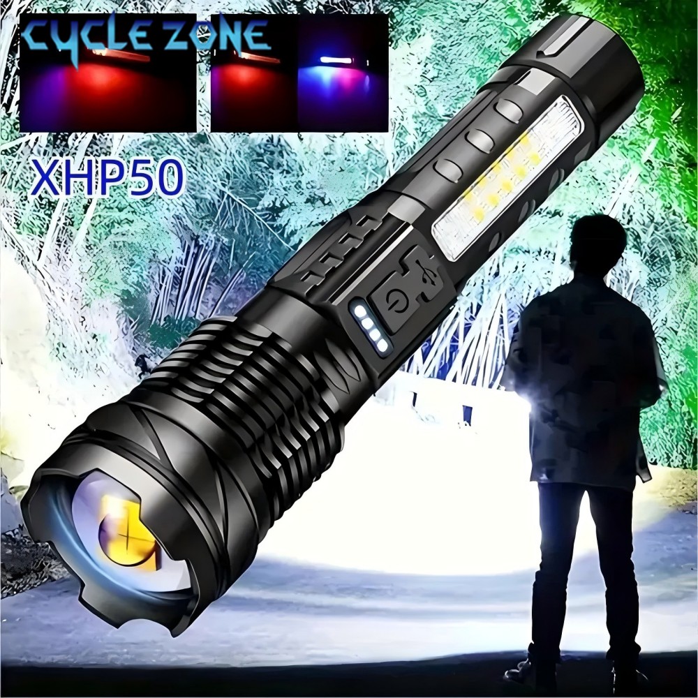 XHP50 懐中電灯 ズーム可能な懐中電灯 強力な手持ち照明 - Outdoor Adventure Zone のレビューと価格