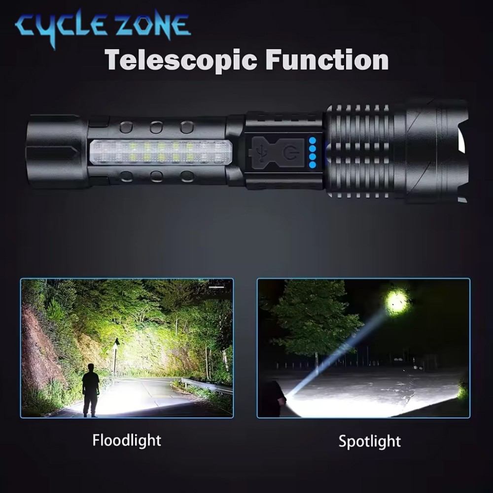 XHP50 懐中電灯 ズーム可能な懐中電灯 強力な手持ち照明 - Outdoor Adventure Zone のレビューと価格