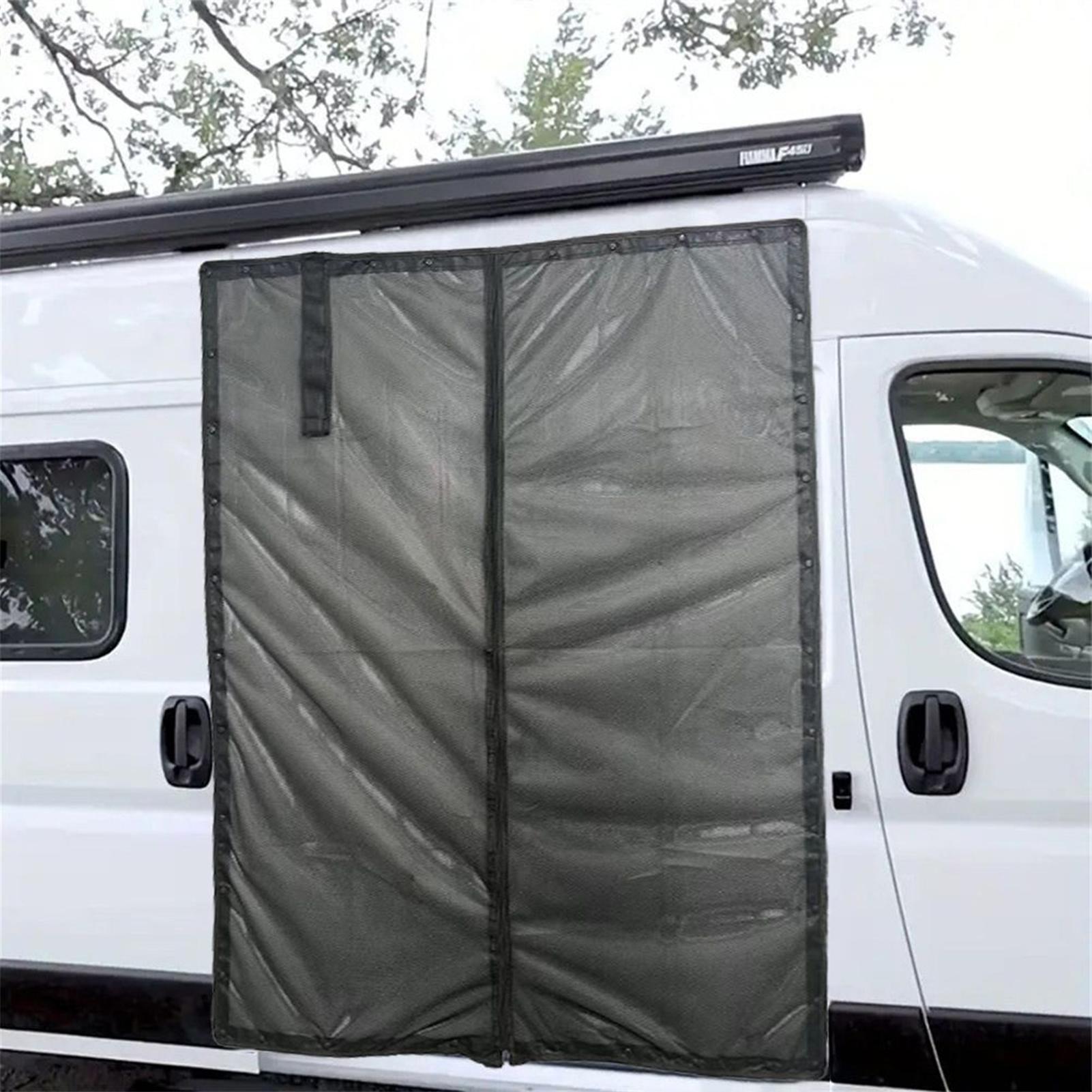 バンのドアスクリーン、UV耐性ネット、車両アクセサリー、RV - Outdoor Adventure Vehicles のレビューと価格