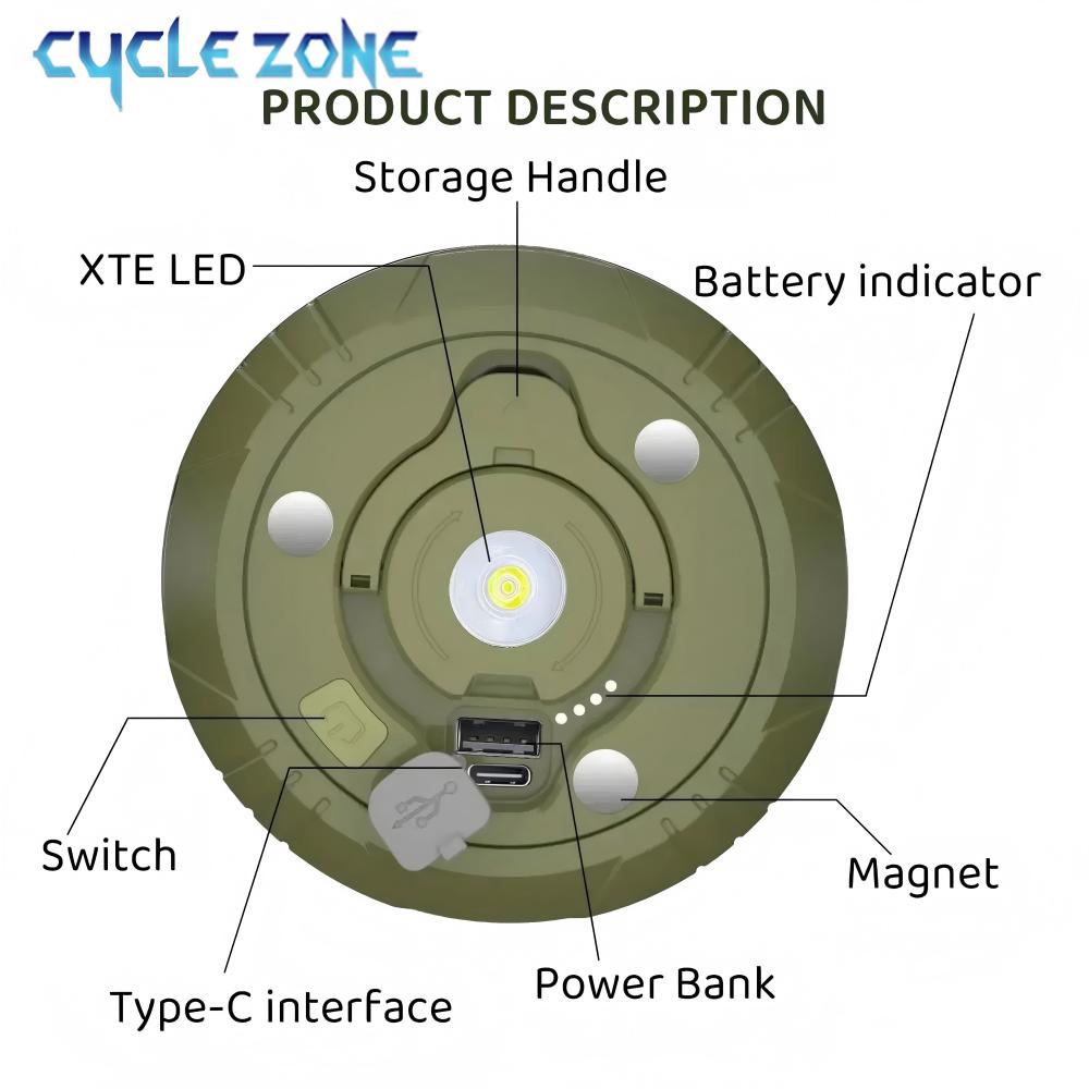 LED キャンプランプ リールストリップライト雰囲気ライト  - Outdoor Adventure Zone のレビューと価格