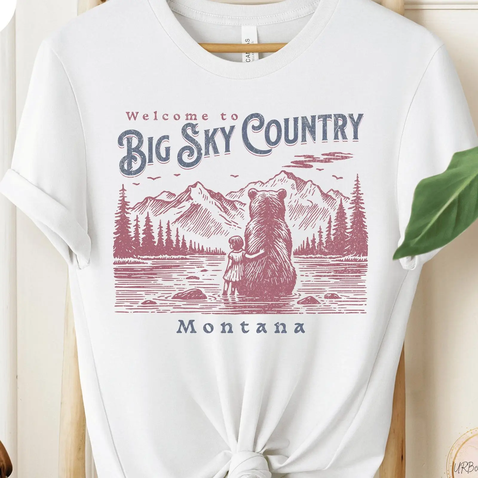 ビッグスカイカントリー モンタナ ベア Tシャツ ハイキング - Outdoor Adventure Vacations のレビューと価格