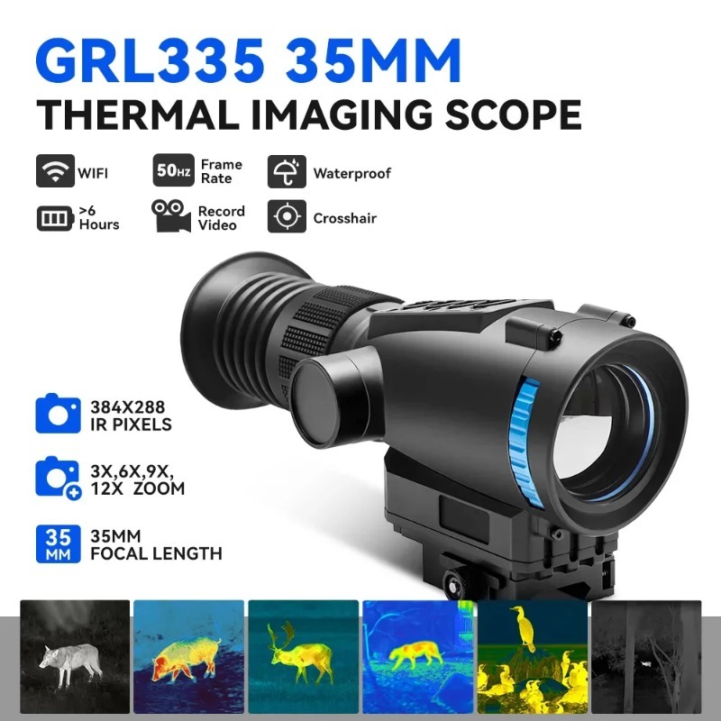 384*288 50Hz サーマルビジョンスコープ 25/3 - Outdoor Adventure Video のレビューと価格