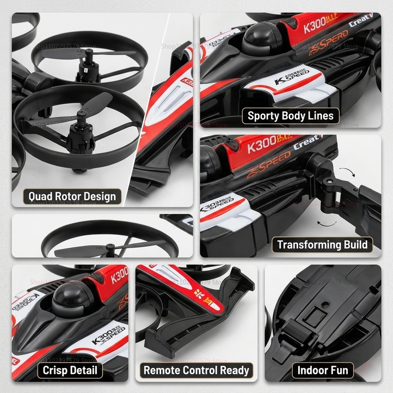 RC UAVフライングドリフトカー 2-in-1 クアッドコ - Outdoor Adventure At のレビューと価格