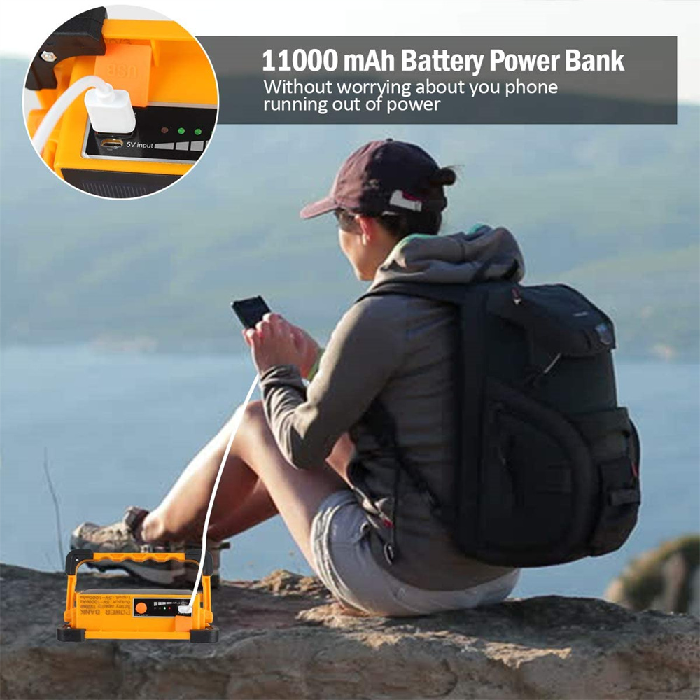 ポータブル充電式ソーラーLEDワークライト,USB充電器,1 - Outdoor Adventure Jobs のレビューと価格