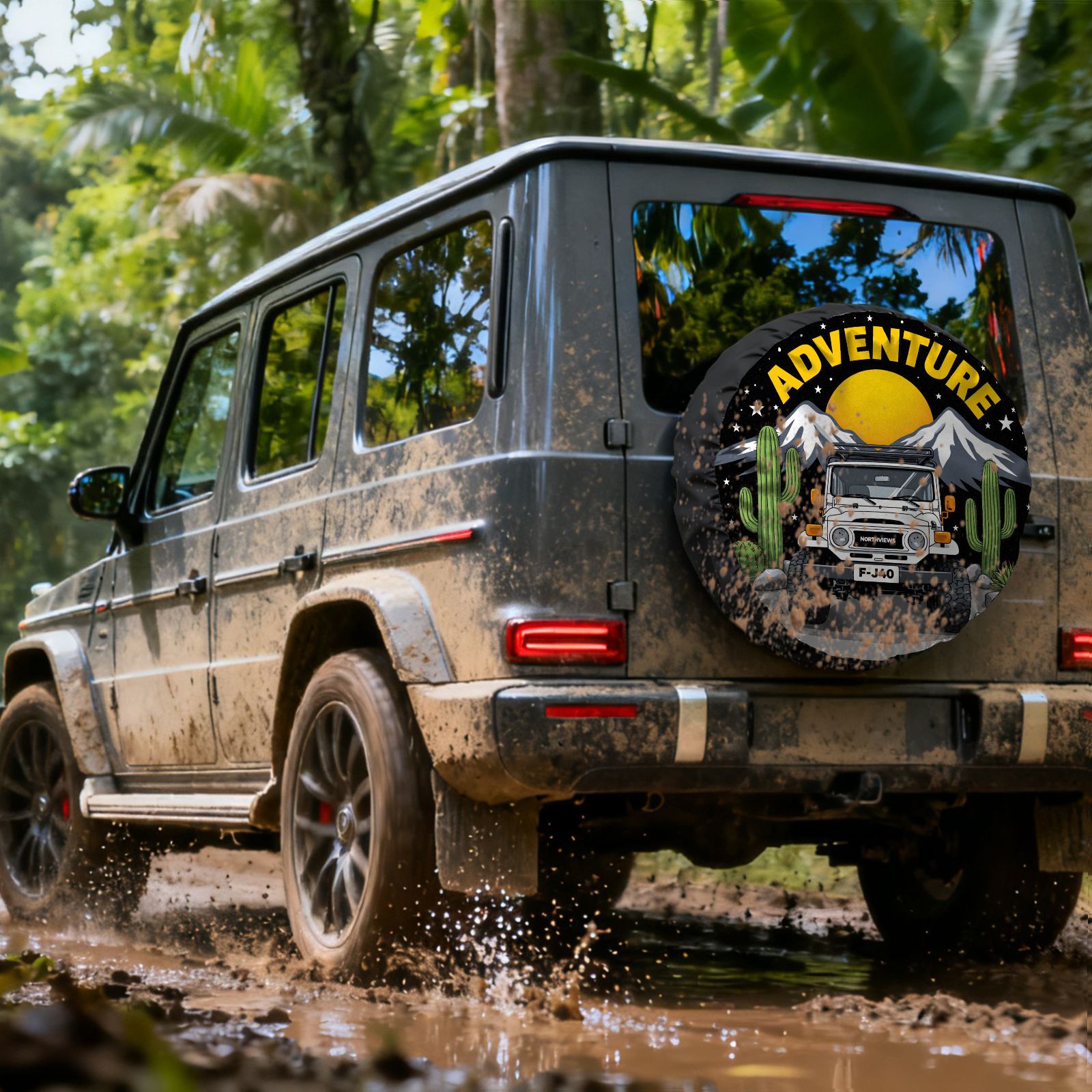 アドベンチャーオフロード車FJ40タイヤカバー屋外砂漠SUV - Outdoor Adventure Vehicles のレビューと価格