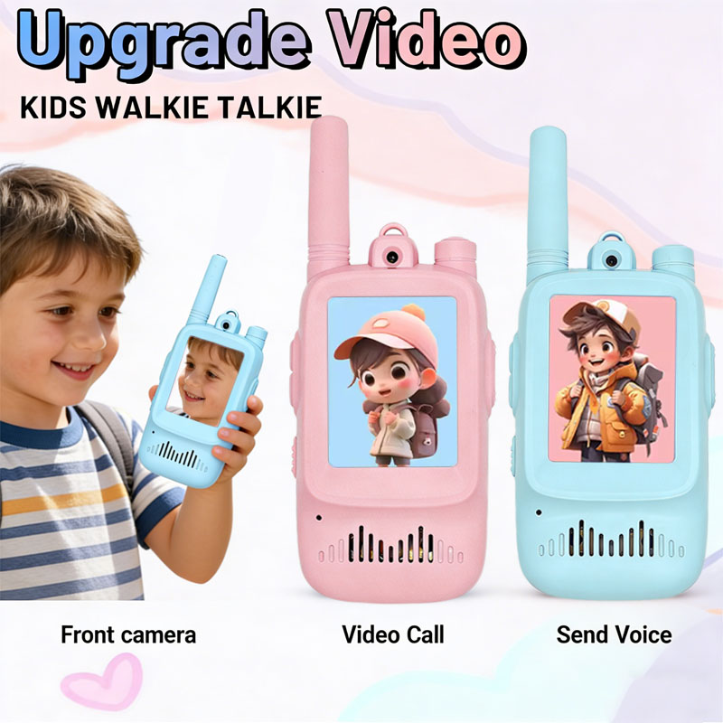 2個セット 子供用ビデオトランシーバー 充電式 室内・屋外用 - Outdoor Adventure Video のレビューと価格