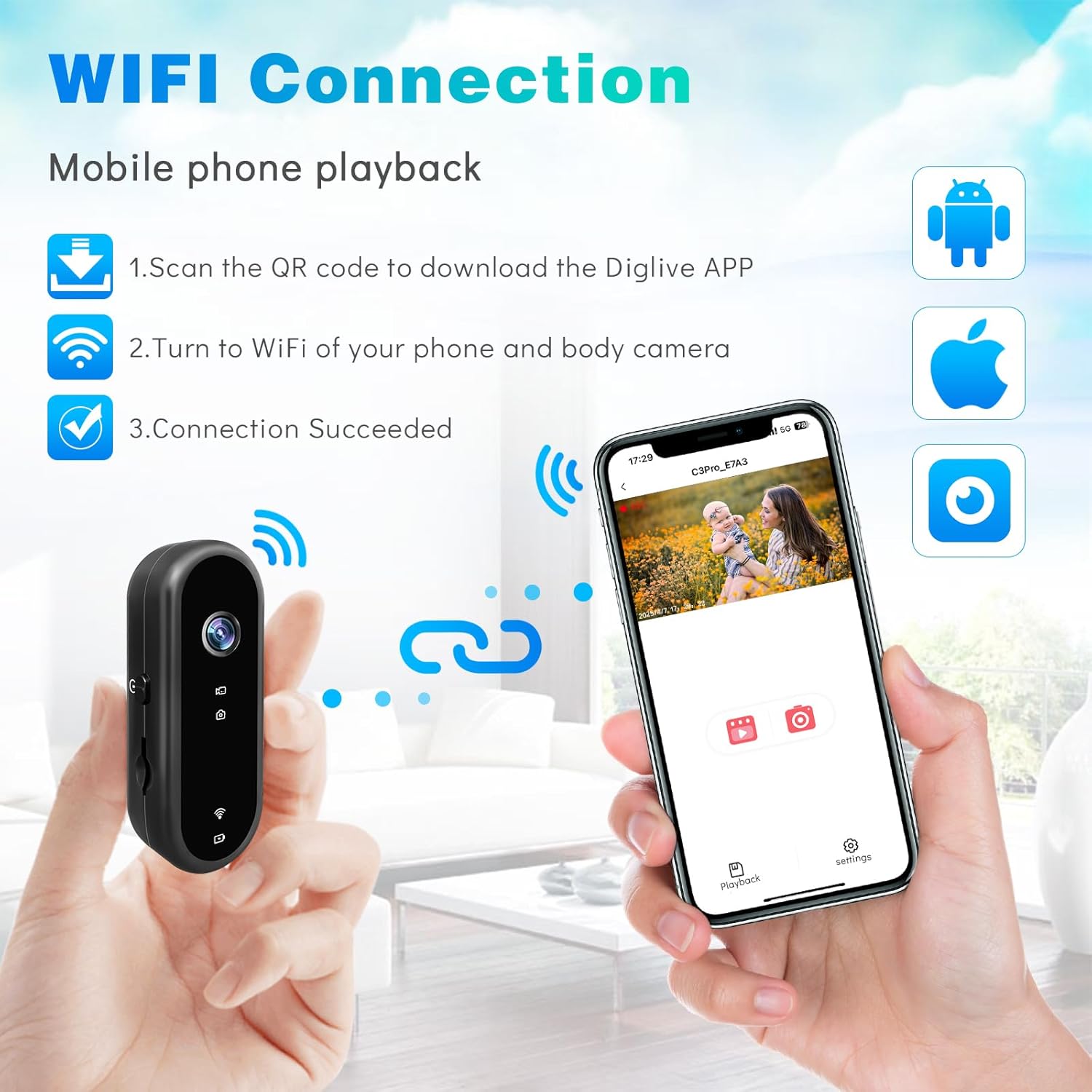 ミニWiFiアクションカメラ1080P、128GBストレージ - Outdoor Adventure Video のレビューと価格