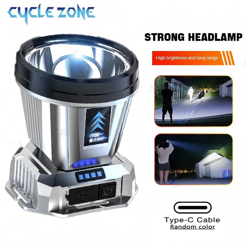 ポータブルヘッドライト ヘッド懐中電灯 TYPE-C 充電式 - Outdoor Adventure Zone のレビューと価格