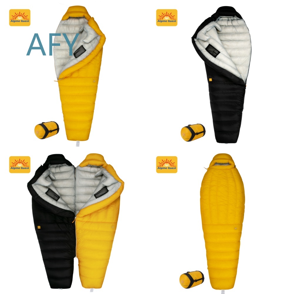 超軽量95%ダウン850FP寝袋、寒冷地でのキャンプ、ハイキ - Outdoor Adventure Series のレビューと価格