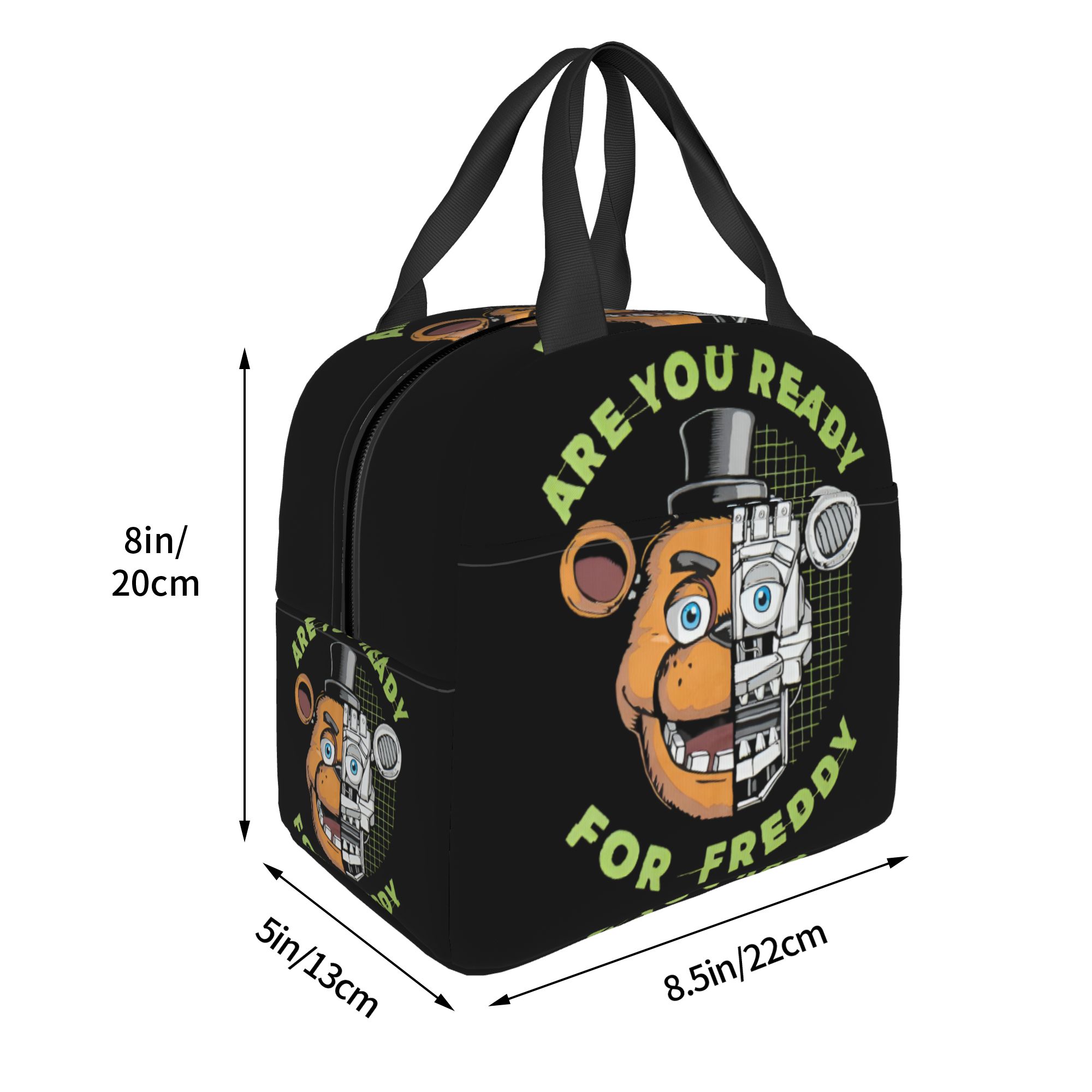 カスタム FNAF At Freddys 断熱ランチバッグ  - Outdoor Adventure At のレビューと価格